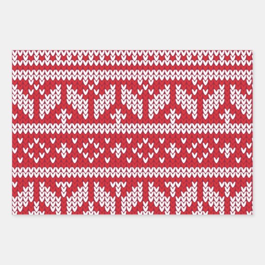 Weihnachtspapier Geschenkpapier Set (Vorderseite)