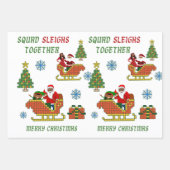 Weihnachtspapier Geschenkpapier Set (Vorderseite)