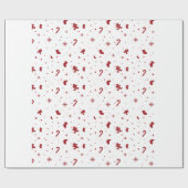 Weihnachtspapier, glänzende Umhüllung Geschenkpapier (Flach)