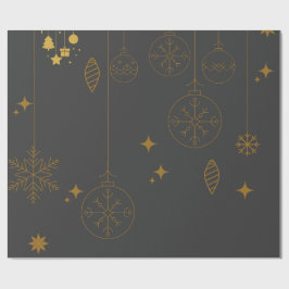 Weihnachtspapier, Grün- und Goldgeschenke Geschenkpapier