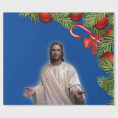 Weihnachtspapier Jesus Geschenkpapier (Flach)