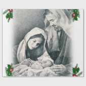 Weihnachtspapier Jesus Geschenkpapier (Flach)