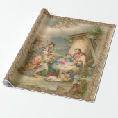 Weihnachtspapier Jesus Geschenkpapier (Ungerollt)