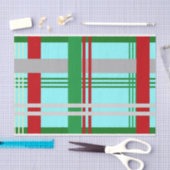 Weihnachtspapier kariert seidenpapier (Handwerk)