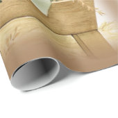 Weihnachtspapier Mary Baby Jesus Geschenkpapier (Rolleneckpunkt)