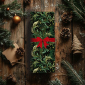 Weihnachtspapier mit dunkelgrünen Wirbel Geschenkpapier