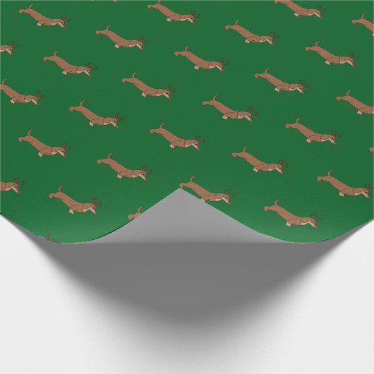 Weihnachtspapier mit Eckels Geschenkpapier (Ecke)