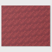 Weihnachtspapier mit festem Skript Geschenkpapier (Flach)