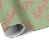 Weihnachtspapier mit festem Skript Geschenkpapier (Rolleneckpunkt)