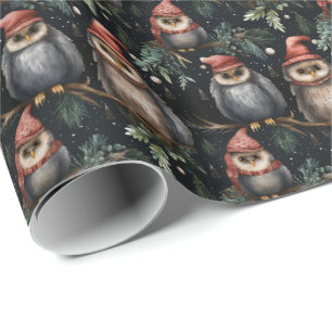 Weihnachtspapier mit Weihnachtsblättern Geschenkpapier