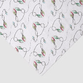 Weihnachtspapier Moderne Leuchtenreihe Seidenpapier (Ausschnitt)