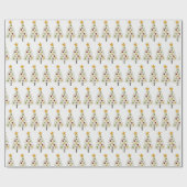 Weihnachtspapier - Moderner Weihnachtsbaum Geschenkpapier (Flach)