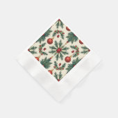 Weihnachtspapier Napkins, Cocktail Cocktail Cointa Serviette (Ecke)