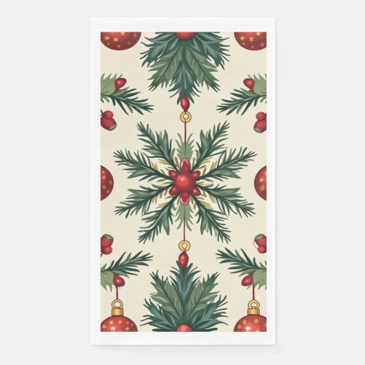 Weihnachtspapier Napkins, Handtuch Serviette (Vorderseite)