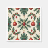 Weihnachtspapier Napkins, Standardcocktail Serviette (Vorderseite)