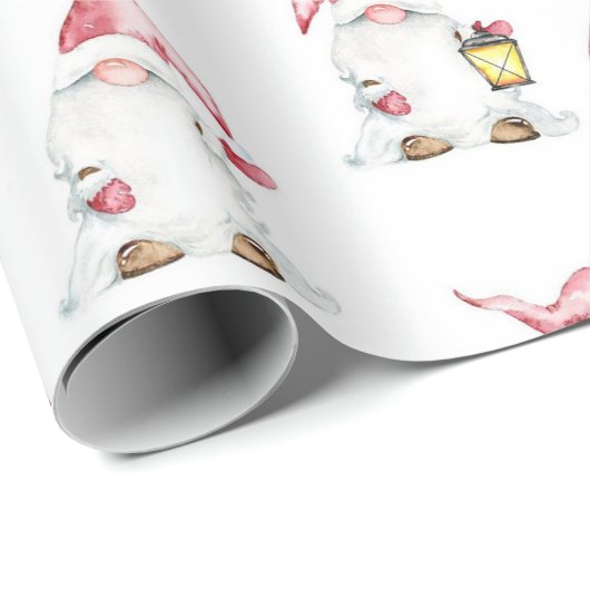 Weihnachtspapier - Nomaden mit Geschenken Geschenkpapier (Rolleneckpunkt)