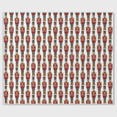 Weihnachtspapier - Nussknacker Geschenkpapier (Flach)