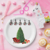 Weihnachtspapier-Party-Teller Pappteller (Party)