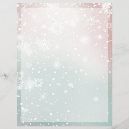 Weihnachtspapier Pastel Gradienten (Rückseite)