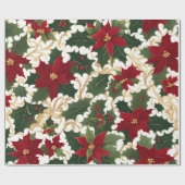 Weihnachtspapier Pflanze Geschenkpapier (Flach)