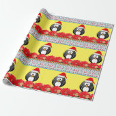 Weihnachtspapier Pinguin Geschenkpapier (Ungerollt)