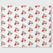 Weihnachtspapier Pinguin Geschenkpapier (Flach)