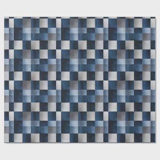 Weihnachtspapier Retro-Vibes Geschenkpapier (Flach)