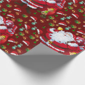 Weihnachtspapier Santa Geschenkpapier (Ecke)