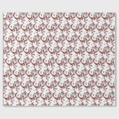 Weihnachtspapier Schneemann Geschenkpapier (Flach)