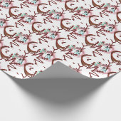 Weihnachtspapier Schneemann Geschenkpapier (Ecke)