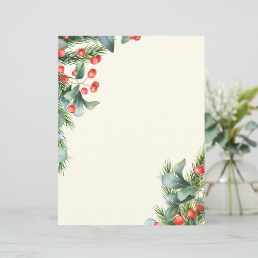 Weihnachtspapier, Schreibpapier Holiday Schreibpap (Stehend Vorderseite)