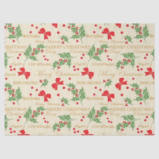 Weihnachtspapier Seidenpapier (Vorderseite)