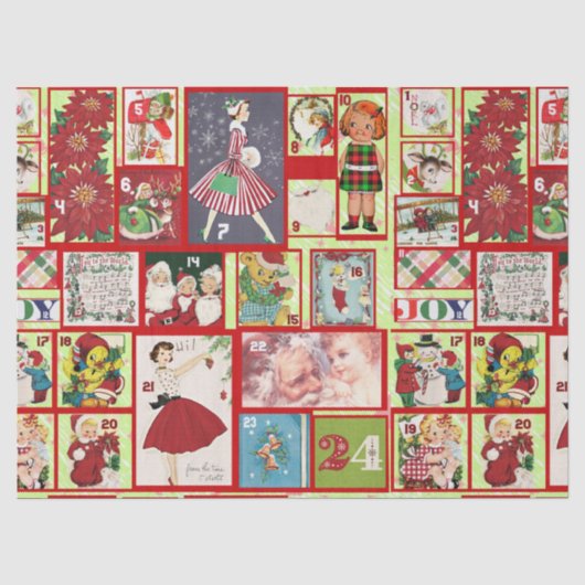 Weihnachtspapier Seidenpapier (Vorderseite)