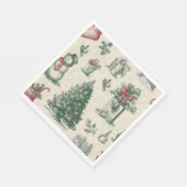 Weihnachtspapier-Serviette Serviette (Ecke)