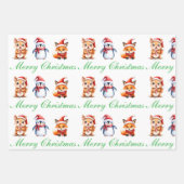 Weihnachtspapier-Set Geschenkpapier Set (Vorderseite)