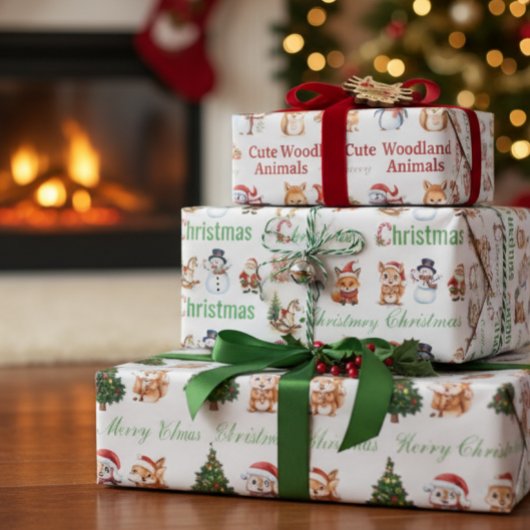 Weihnachtspapier-Set Geschenkpapier Set