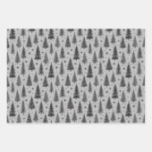 Weihnachtspapier-Set mit 3 Designs Geschenkpapier Set (Vorderseite)