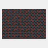 Weihnachtspapier-Set mit 3 Designs Geschenkpapier Set (Vorderseite 3)