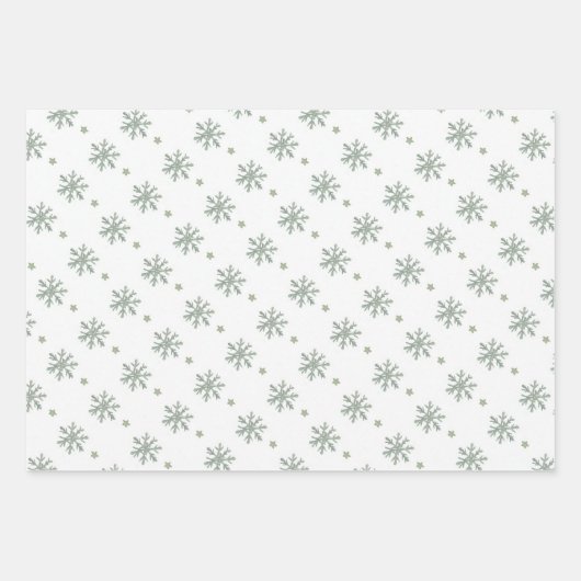 Weihnachtspapier - Set von 3 Jahren Geschenkpapier Set (Vorderseite 2)