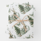 Weihnachtspapier - Set von 3 Jahren Geschenkpapier Set (Beispiel)