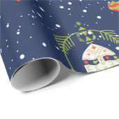 Weihnachtspapier Tannenbaumzweig Bogen Geschenkpapier (Rolleneckpunkt)