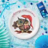 Weihnachtspapier Teller Babyschale mit Geschenken (Party)