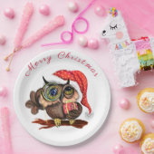 Weihnachtspapier Teller Babyschale mit Geschenken (Party)