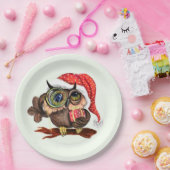 Weihnachtspapier Teller Babyschale mit Geschenken (Party)