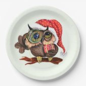 Weihnachtspapier Teller Babyschale mit Geschenken (Vorderseite)