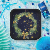 Weihnachtspapier-Teller extravagant Pappteller (Party)