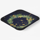 Weihnachtspapier-Teller extravagant Pappteller (Gewinkelt)