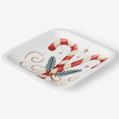 Weihnachtspapier-Teller extravagant Pappteller (Gewinkelt)