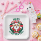 Weihnachtspapier-Teller Pappteller (Party)