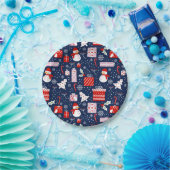 Weihnachtspapier-Teller Pappteller (Party)